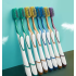 EQUTY BAYMERS (144 Pack) Individually Wrapped Premium Toothbrushes, Oversized Easy Grip Rubber Handle, Soft Multi Color Nylon Bristles, Bulk Packed, No Cutting or Tearing Apart Required.