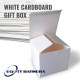 25pcs White Gift Box with Lid, 4x4x4 inch Square Box for Arts and Crafts Packaging, Perfect for Presents, Ideal Gift Box, White cardboard